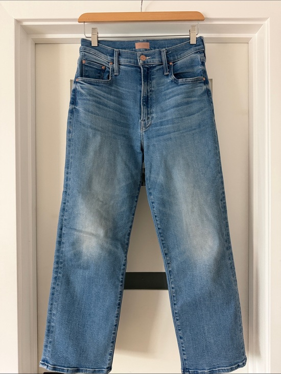 MOTHER Denim - MOTHER Lil Rambler (Petites) Zip Flood - Cropped Straight Jeans